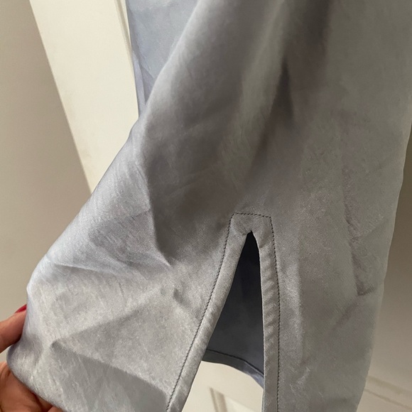 Blue silk dress , Mini dress - Picture 3 of 4